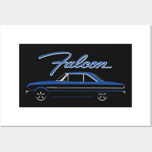 Blue 63 Falcon Sprint Posters and Art